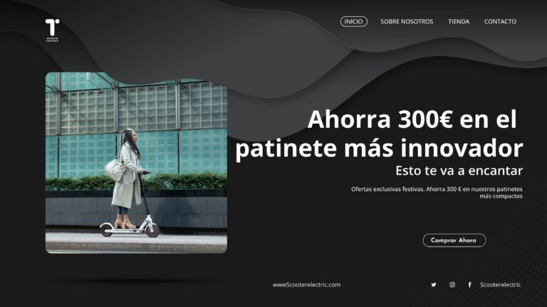 Diseño Web para Patinetes Eléctricos en Málaga - EcoMovilidad
